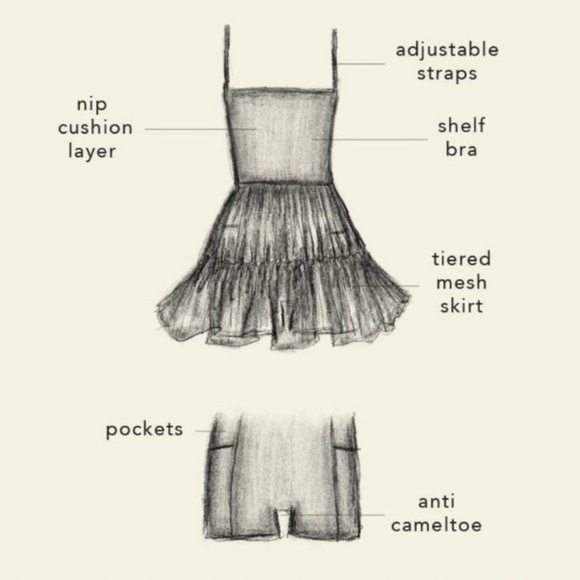 Blogilates- Women’s Ballerina Dress Evening Haze Small - Picture 5 of 9